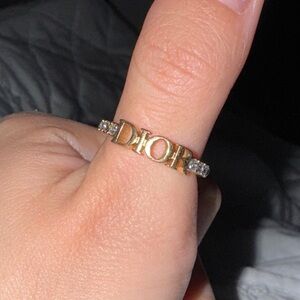 Dior Gold Logo Ring